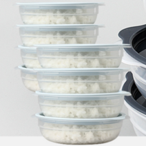 전자렌지 냉동 냉장 집밥 밀폐용기 275ml 보관용품, 쿡앤밥450ml 연그레이 4p, 1개
