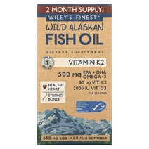 오메가 3 미국직구 야생 알래스카 생선 기름 비타민 k2 650 mg 60 생선 29