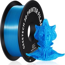 휴비나인 3d펜잉크 GEEETECH 3d 실크 PLA 필라멘트 3D 프린터 소재 안전 진공 포장 특수 색상 버블 프리 용 1kg175mm 스풀 와이어, Silk sky blue+러시아