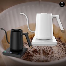 [TIME MORE] 타임모어 핸드드립 필수템 Smart 커피 드립포트 600ML /800ML 핸드 전기 드립포트, 가정용-600ML, 블랙