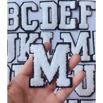 와펜 자수 패치 열접착 빈티지 캐릭터 명품와펜 영어 편지 알파벳 수건 어린이 의류 가방 청바지 액세서리에 바느질 diy 이름 아플리케