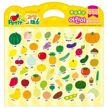 아이윙스 5000 교육용 과일채소 PVC 스티커놀이, 단품, 단품