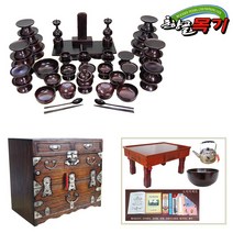 춘향골남원목기 옻칠제기세트 옻칠세트, 15. 천연쓰리옻칠47p+2.5특신주, 1개