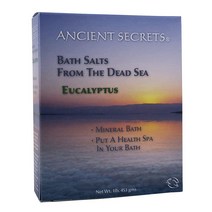 Ancient Secrets 사해의 목욕 소금 유칼립투스 473.2g 16온스 USA 미국, 1개