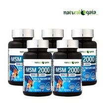 MSM 2000 5병 엠에스엠 관절건강에 도움