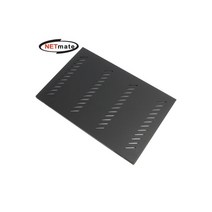 NETmate NM-FBS01 서버랙 고정선반(블랙), 블랙, 1개
