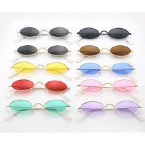 타원 색깔 눈알가리개 레옹 선글라스