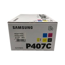 삼성 정품토너 CLT-P407C CLX 3186 검정+파랑+빨강+노랑 검정1500매/컬러1000매, 1개