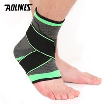 발목 보호대 스포츠 압박 테이핑 반깁스스트랩 벨트와 함께 체육관 중괄호에 대 한 1PCS 탄성 붕대 지원 보호 아킬레스 건 리테이너 발 가드 보조기, 초록, L