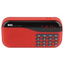 휴대용 효도 라디오 MP3 스피커 레드 NEW BA PR1