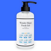 대경제약 원더핸드 후레쉬겔 에탄올62% 손소독 손세정제 500ml, 3개