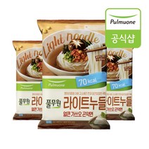 [풀무원] 라이트누들 얼큰가쓰오 곤약면2인 387.6gX3봉 총6인분, 3봉, 387.6g