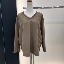 나이스크랍 심플 브이넥 블라우스 N213MWB815