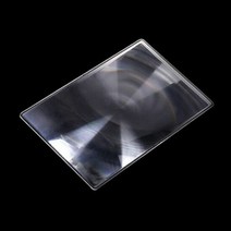 카드형 평면 볼록 프레넬렌즈, 단품