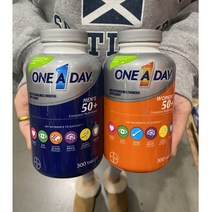 바이엘 원어데이 One A Day 성인용 50세이상 남여 종합 멀티 비타민 대용량 300정, 남성용