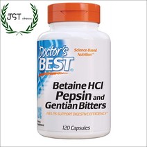 닥터스 베스트 베타인 HCL 펩신 젠티안 비터 120정