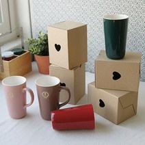 롱머그컵(에이바)-커피잔-음료컵-사무실컵-물컵-선물, 핑크