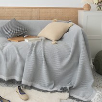 SKANDSALO 쇼파 패드 6인용 천커버 가죽갈이 돌쇼파 매트 천갈이, Lingge 그레이_230 x 250cm