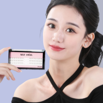 셀프천사 투명라인 언더래쉬 아래 부분 붙이기 낚시줄 가닥 언더 속눈썹, 슬림A형 6mm