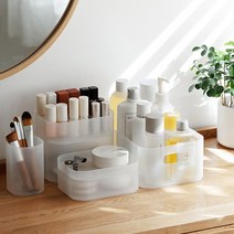 생활탐구 반투명 화장대 정리 수납함 6종 (대형), 1개