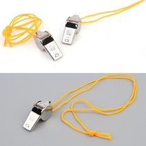 메탈 호루라기 휘슬 경호 운동 응원용품 호루라기 2P