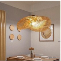 kirahosi a868 라탄조명경수진 라탄전등갓 라탄조명갓, 60cm, 하나