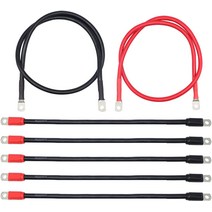 핸드카트 골프 카트 헤비 듀티 배터리 케이블 7 개 세트 4 게이지 1994 업 클럽 카 DS & 선행 48 볼트, 한개옵션1, 한개옵션0