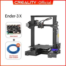 목업제작 3D프린터 CREALITY 3D 프린터 Ender-3Ender-3X 업그레이드 옵션 V 슬롯 재개 정전 인쇄 마스크 키트 핫베드, 협력사, 3X사일런트 보드 추가
