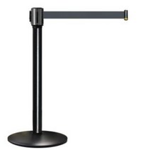 국산 일반형 안전잠금 흑색 2M 5cm 벨트차단봉 바리케이트 (LTB-152BK), 1개