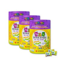 어린이 칼슘제 칼슘 아연 비타민D 잘크톤 츄어블 칼디 씹어먹는 키즈 유아 칼슘 영양제 3통