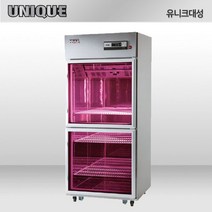 유니크 숙성고 30박스 2도어 고기 숙성 냉장고 정육 쇼케이스, 디지털