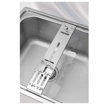 누비앙 길이 조절 가능 싱크대 고정 304 스테인리스 스틸 칼갈이 숫돌 연마석 받침대, 1개