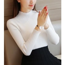 JIAB 2022 봄 가을 여성 숙녀 긴 소매 레이스 니트 터틀넥 당김 스웨터 셔츠 탑 Femme 한국어 끌어 오기 캐주얼 여성용 가디건