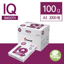 컬러복사용지 100G A3 2000매 백색, 단품