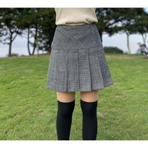 가을 빈펄체크 주름스커트 골프치마바지 치치골프
