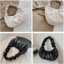 라일리 라일리 Rly 스타일리쉬 캐쥬얼 주름 소매 포인트 만두모양 만두백 (9513844)