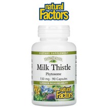 네추럴팩터스 밀크시슬 150mg 90캡슐 MilkThistle Silymarin 실리마린