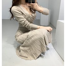 가을 롱 니트 원피스
