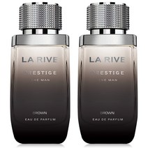 [공식수입] 라리브 PRESTIGE 남자향수 75ml 2종, 프레스티지 맨 2종 (브라운+브라운)