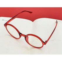 반투명 라운드 빨간색 뿔테 안경 기념일 두꺼운안경테 귀여운느낌 멋쟁이 남자뿔테 빈티지 고퀄 남자안경