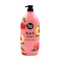 기숙사 대용량 달콤한 복숭아향 바디워시 1200g 향좋은바디워시