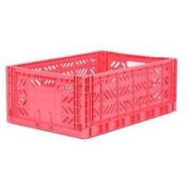 아이카사 폴딩박스 L Passive Lock 22cm, pink, 1개