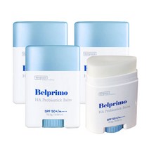 동국 벨프리모 에이치에이 프로바이오 스틱밤 4개 SPF50+ PA++++ 선스틱 자외선차단제 체험분