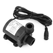 순환 모터 가압 엔진 DC 12V 워터 펌프 브러시리스 저소음 부스트 800엘 H 태양열 온수기 잠수정 용 대형 플로우
