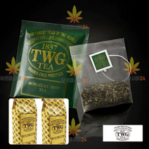 TWG 럭셔리 실크 50티백 셀렉션 대용량 모로칸민트(Moroccan Mint), 바닐라버번