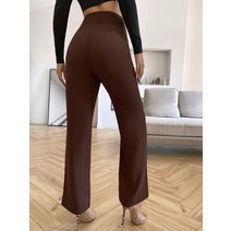 SHEIN Essnce 엘레강스 플레인 바지