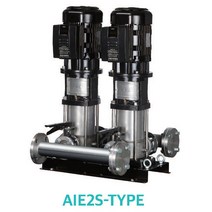 AIE2S-30502 단상220V 고효율 개별인버터 부스터펌프 2마력 양정54M 구경50mm 양수량 220LPM (42M) 부스타펌프