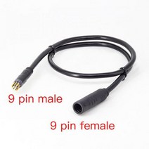 전기 자전거 액세서리 Bafang 9pin E-자전거 모터 연장 케이블 출력 남성 여성 수정 라인