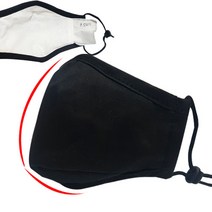필터 교체용 입체 면마스크 코와이어 턱받침 세탁사용, 1개