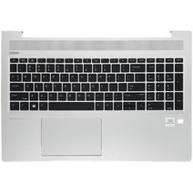 HP Probook 450 455R G6 노트북 LCD 뒷면 커버/손목 받침대 상단 덮개 지문 구멍/키보드/하단 케이스 포함